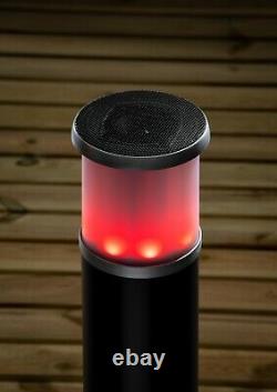 Daewoo 3 in 1 Light Up Patio Heater With Bluetooth Speaker & 360° Ambient Heat