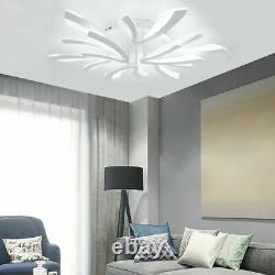 Dimmable LED Ceiling Light Modern Chandelier Lamp Geometric Design Living Room
