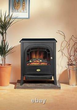 Dimplex Club Stove 2000W Opti flame LED Electric Stove Heater with Fire Effect