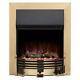 Dimplex Electric Fire Optiflame Brass Effect 2 Heat Settings Remote Control 2kw
