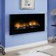 Dimplex Sp16 Electric Fire 2kw Wall Mounted Optiflame Logs Black Ex-display