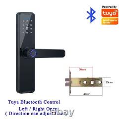 Electric Fingerprint Lock Aluminum Remote Control Key Wooden Metal Door Tools