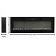 Electric Fire Black 9 Led Color Wall Insert Fireplace 40-100'' Fire Heater 2023