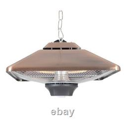 Electric Heater Hanging Patio Copper Halogen Infrared