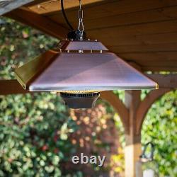 Electric Heater Hanging Patio Copper Halogen Infrared