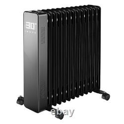 Electric Heater Radiator Oil Filled 1500W-3000W 7-13 Fins with Timer Thermostat