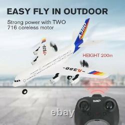 Electric Remote Control Hot Gyro Airplane Airbus A380 P520 RC Toy 2.4GFixed Wing