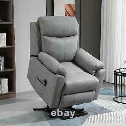 Electric Riser Recliner Power Lift Chair With Remote Control And Side Pocket