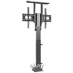 Electric TV Lift Motorized Stand Mount Adjustable 65 Remote Control VESA 50kg
