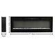 Electric Wall Mounted Led Fireplace Wall Inset Into Fire Heater 9 Flames Remote