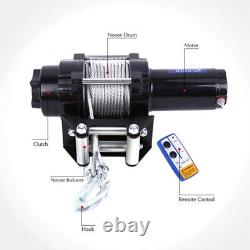 Electric Winch 5500LBS ATV UTE Offroad With Metal Rope Remote Control 12V