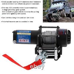 Electric Winch 5500LBS ATV UTE Offroad With Metal Rope Remote Control 12V