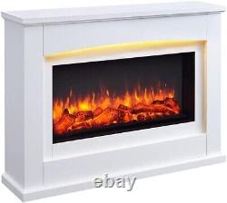 Endeavour Fires Danby Electric Fireplace with an Off White MDF Fire Mantel