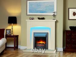 Endeavour Fires New Cayton Electric Fireplace Suite, Black Trim and Fret