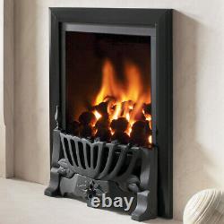 Flavel Kenilworth HE Gas Fire Black With Remote Control 7 Year Warranty UK Made