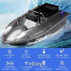 GPS Fishing Bait Boat Single Bait Containers Bait Boat with Remote Control H1O8