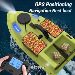 GPS RC Bait Boat 500M Wireless Remote Control Fishing Bait Boat Fishing uk I6O6