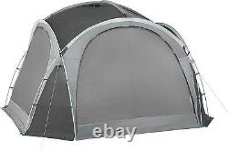Garden Hot Tub Gazebo XL Dome 3.5m Led withRemote Control & Side Panels Shelter