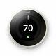 Google Nest Learning Smart Thermostat (3rd Generation, White) T3017us