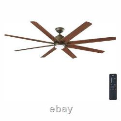 HDC Kensgrove 72 in. LED Indoor/Outdoor Espresso Bronze Ceiling Fan with Remote