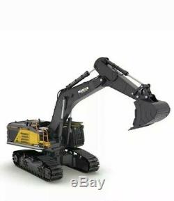 HUINA 1592 RC Excavator 2.4Ghz Remote Control Toy Metal Bucket Construction Vehi