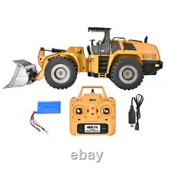 HUINA 583 2.4G Remote Control Digger Children Excavator Truck RC Toy LED light