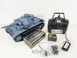 Heng Long Radio Remote Control RC Tank German Panzer Version 7 Infrared Smoke