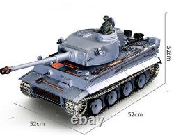 Heng Long Radio Remote Control RC Tank German Tiger One Metal Tracks 6.0v UK