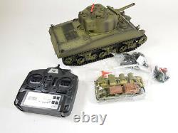 Heng long V6 Sherman PRO Metal 2.4G radio remote controlled tank 1/16 BB & IR UK