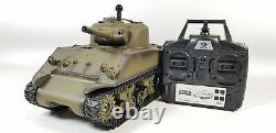 Heng long V6 Sherman PRO Metal 2.4G radio remote controlled tank 1/16 BB & IR UK