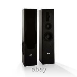 Hi fi Speakers System Floor standing Tower DJ Party Home Audio 700W Black