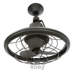 Home Decorators Bentley II Indoor/Outdoor Natural Iron Oscillating Ceiling Fan