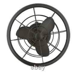 Home Decorators Bentley II Indoor/Outdoor Natural Iron Oscillating Ceiling Fan