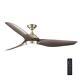 Home Decorators Collection Bachton 60 In. Led Dc Motor Brushed Nickel Ceiling Fan