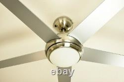 Indoor ceiling fan light with remote control 112cm / 44 FRESCO Nickel & Pine
