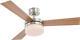 Indoor Ceiling Fan With Light And Remote Control Alana Nickel 105 Cm 42