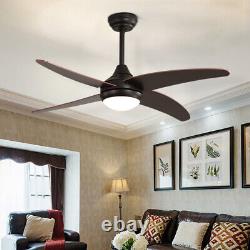 Industrial 48 Modern Ceiling Fan Light Remote Control Fans Timer 3 Winds Speed