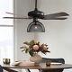 Industrial 52 Led Ceiling Fan Light Chandelier Lamp With Remote Control 3 Speed