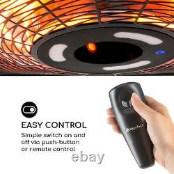 Infrared Ceiling Radiant Heater Space Outdoor Patio Heating 2000W LED Remote BL