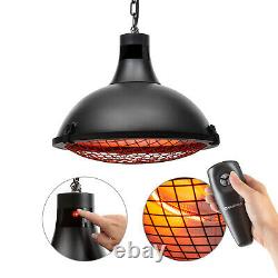 Infrared Ceiling Radiant Heater Space Outdoor Patio Heating 2100W IP54 Remote BL