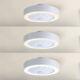 Invisible Ceiling Fan Light With Remote Control Dimmable Brightness 3 Colour Led