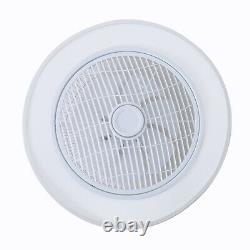 Invisible Ceiling Fan Light With Remote Control Dimmable Brightness 3 Colour LED
