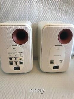 KEF LSX Hi-Res Wireless Speakers (Pair) Gloss White