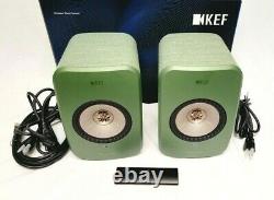 KEF LSX Wireless Music System (Green, Pair) LSX Green