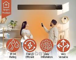 KIASA -3000With1500W Infrared Radiant Heater Bar -WIFI & Remote Control IP44