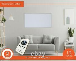 KIASA 600W Far Infrared Heating Panel + Remote Wall or Ceiling Mount IP65