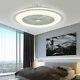 Led Ceiling Fan Light Dimmable Living Room Chandelier Lamp With Remote Control