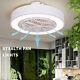 Led Ceiling Fan Lights Dimmable Remote Control 40w Fan Lamp Bedroom Living Room