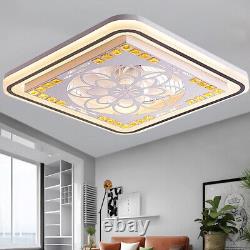 LED Ceiling Fan with Light, Modern Wind Speed, Dimmable with Remote Control