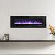 Led Fireplace Insert Wall Mounted Electric 50, 60, 72, Inch Inset Media Fire